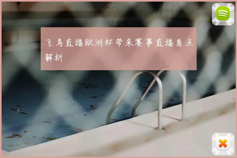 飞鸟直播欧洲杯带来赛事直播看点解析